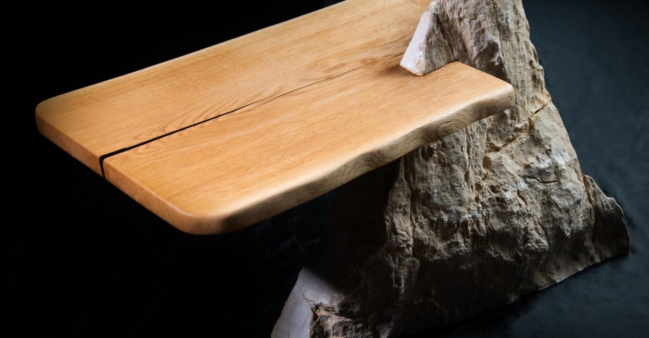 Coffee table legno e marmo Naturanera - FILICUDI